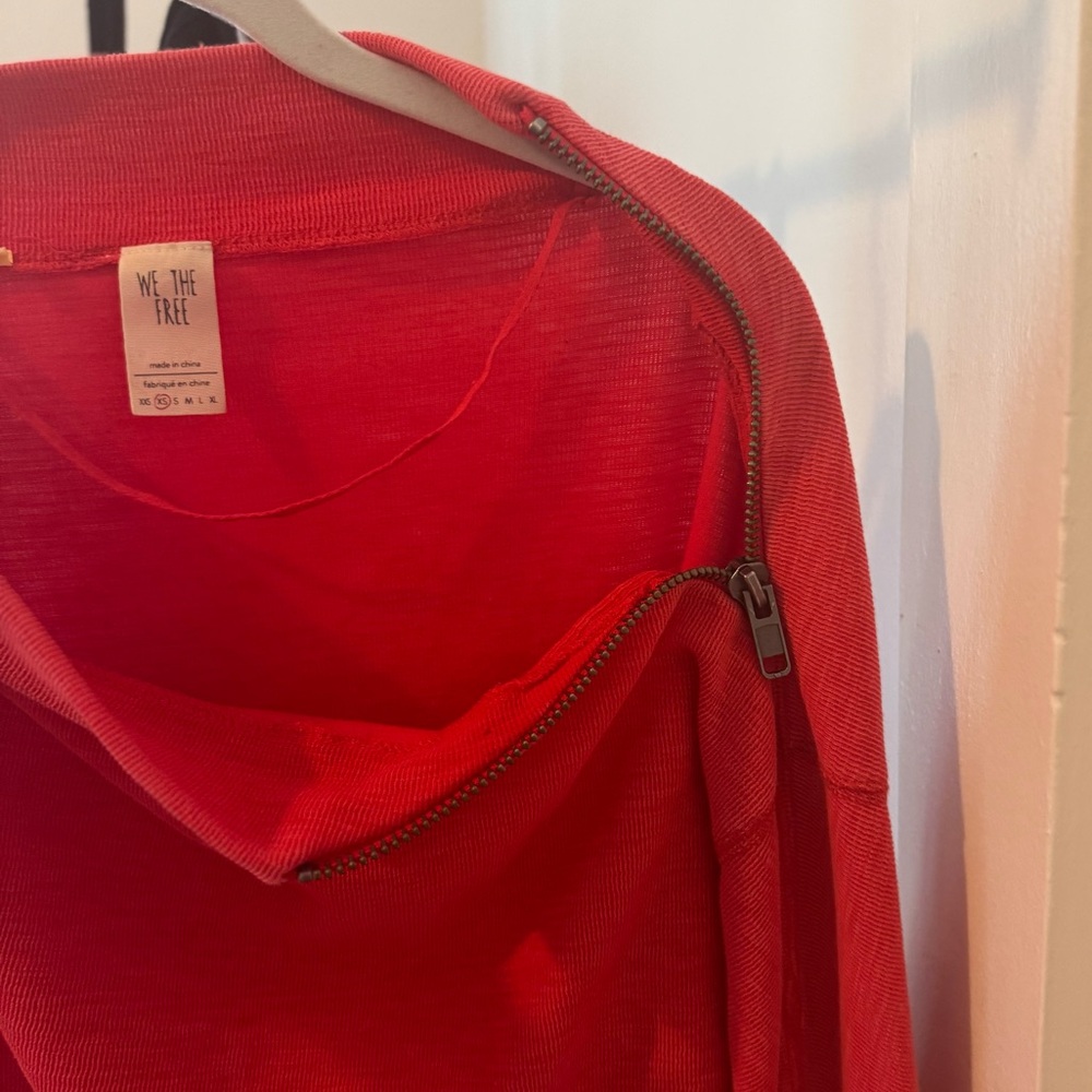 WE THE FREE red pullover. Size XS. Gently used. - Picture 7 of 7